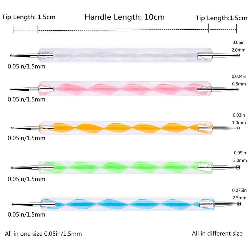 Oubaka 30 Sheets Carbon Transfer Paper,Tracing Paper Carbon Graphite Copy Paper with 5 Pieces Embossing Styluses Stylus Dotting Tools for Wood,Paper,Canvas and Other Art Surfaces 8.3 x 11.7 inches(6 Colors) - Image 3